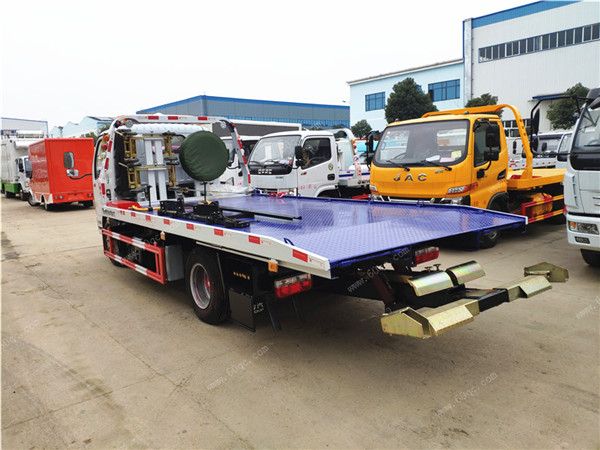 東風小凱普特藍牌平板清障車