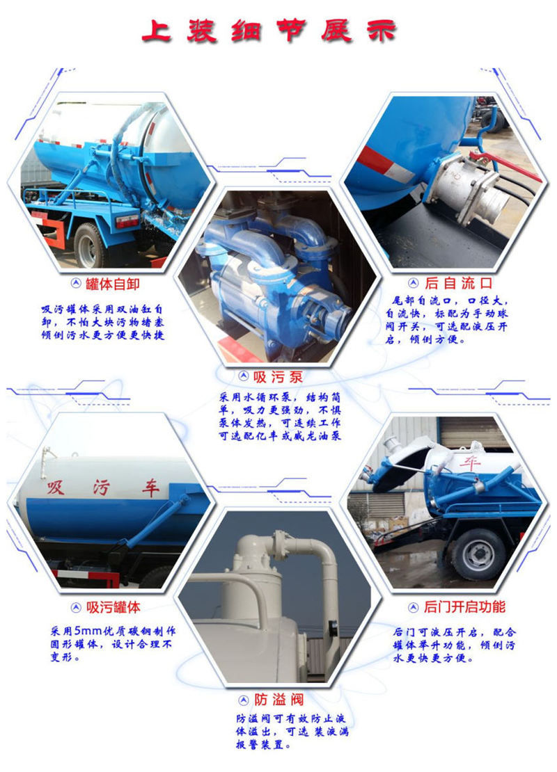 吸污車主要部件細節展示