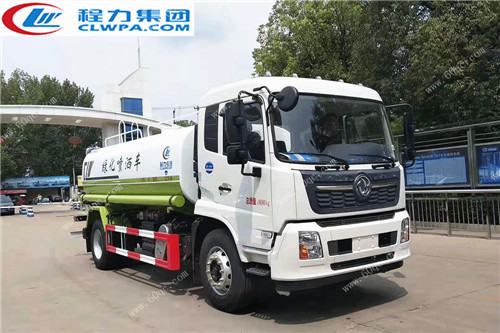 東風天錦國六灑水車交付河北廊坊徐總