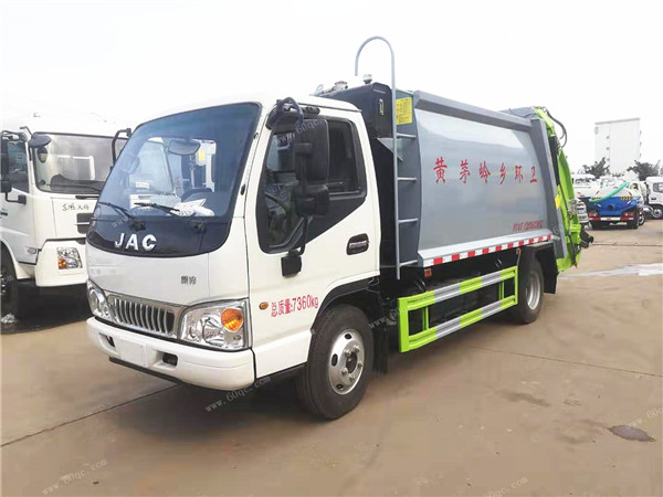 程力壓縮式垃圾車性能介紹，3噸5噸壓縮式垃圾車報價